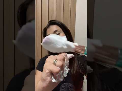 ASMR 💦 banho de espuma 🧼 #asmr #dormirserapido #triggers