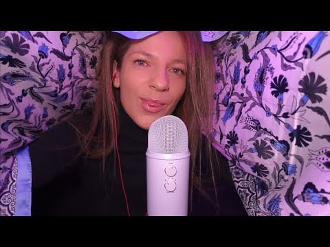 ASMR | Mouth Sounds + Silk Scarf | 