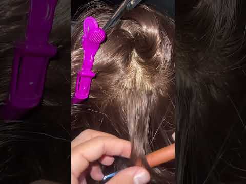Catando seus piolhos #asmr #visualtingle #asmrsounds #relxing #shots