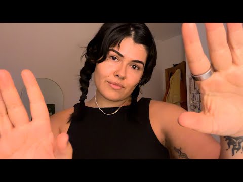 ASMR | Manifest while you deep sleep (close-up whispers, positive affirmations, hand movements)