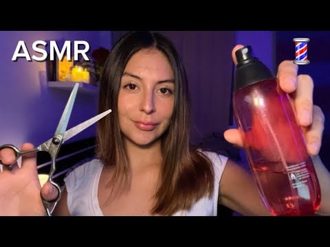 ASMR ESPAÑOL / CORTE DE CABELLO INTENSO 💈(ROLEPLAY) 