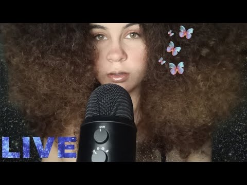 ASMR LIVE♥️Sons De Boca, Tapping, Gatilhos♥️