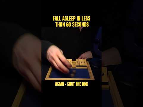 shut the box asmr 😴💤 | tingles for people with asmr immunity #asmr #asmrshorts #asmrsounds