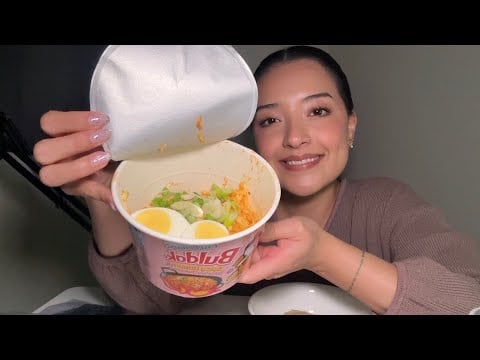 ASMR | Buldak Noodles and dumplings 