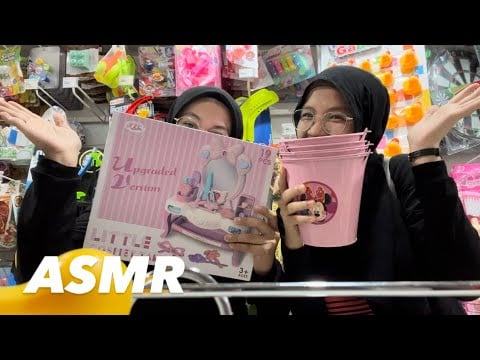 ASMR in Public at Mr DIY Shop (with friend❤️)