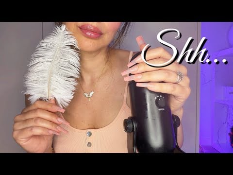 Shh… It’s Okay 🤍 This Will Calm You Down (Feather Touch ASMR)