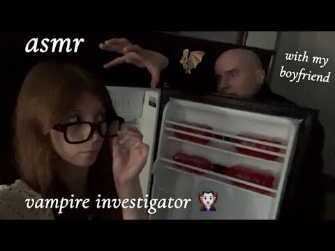 a totally normal “my boyfriend tries asmr for the first time” video 🦇 (lofi vampire roleplay)