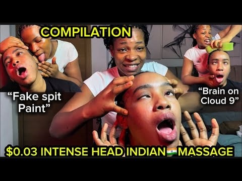 ASMR✨🇮🇳 3 HRS COMPILATION OF INDOOR LOCAL INDIAN🇮🇳 EAR INTENSE MASSAGE,HEAD MASSAGE 
