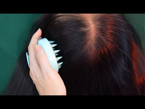 ASMR Real Person Scalp Massage, Scalp Scratching Make You Fall Asleep ( No Talking )