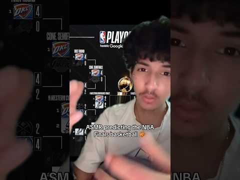 ASMR predicting the NBA Finals 🏀 ##shorts #asmr #tingles