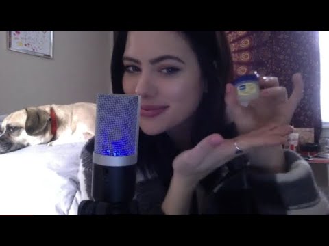 ASMR Whispering & Applying Chapstick