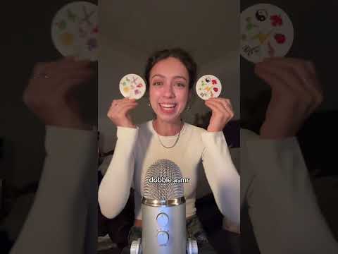 have you ever tried playing  DOBBLE ASMR?? #asmr