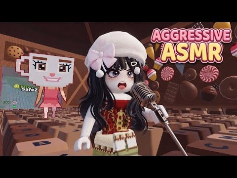 ROBLOX ASMR Aggressive spitting and mouth sounds 