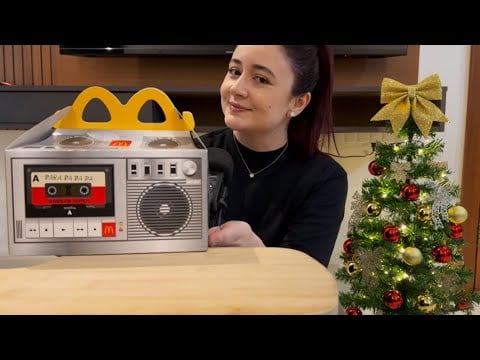 ASMR: PROVANDO MCDONALDS STRANGER THINGS