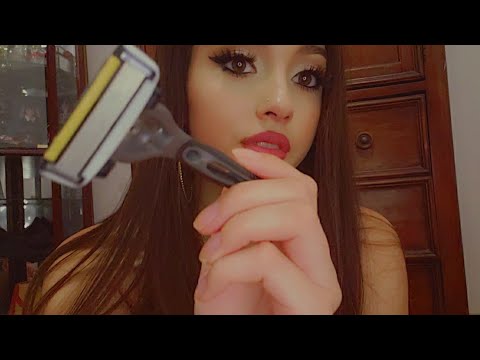 ASMR| *Mens Pampering Roleplay* Beard Shave ❤