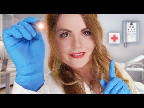 ASMR Arzt Check: Cranial Nerve Exam, Ohrenarzt + Schlaflabor (Doktor Rollenspiel Deutsch)