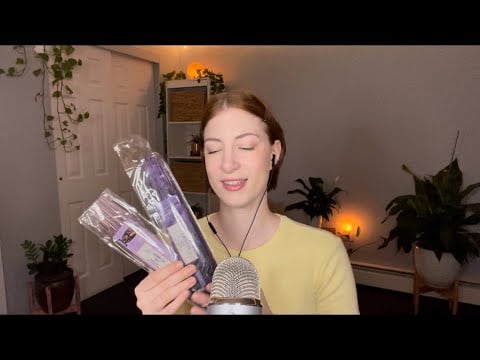Asmr multiple kinds of lavender incense sticks, crinkles & crackles #shorts