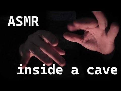 ⛰️ASMR HAND SOUNDS IN A CAVE ⛰️ No Talking, Finger Fluttering, Tapping Sounds