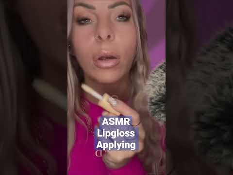 MAKEUP ASMR LIPGLOSS APPLICATION #makeup #asmr