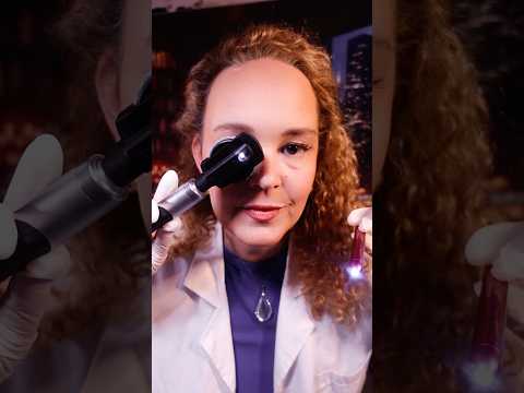 ASMR Eye Exam 👁️ Realistic Doctor Roleplay You’ll Actually Feel #shorts