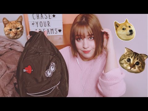 ASMR ITA 🎒❤️ what's in my bag