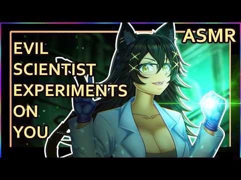 Evil Catgirl Scientist Cranial Nerve Exam | ASMR | Personal Attention | [ear taps][close up]