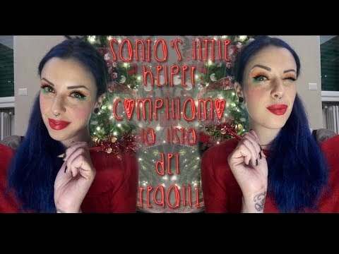 ASMR roleplay: la strana aiutante di Babbo Natale (in una notte piovosa)! Ita