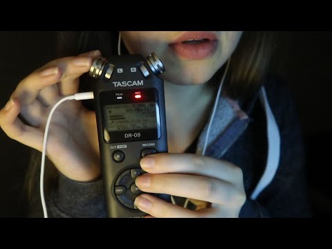 ASMR Chuchotement et tapping sur le Tascam