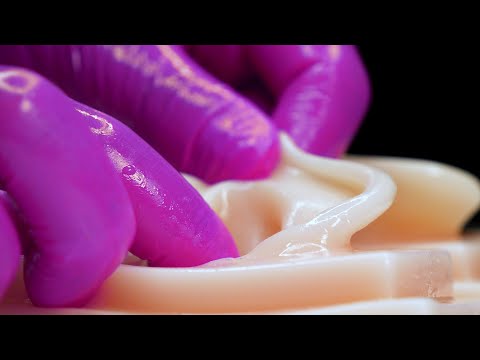 [ASMR] I accidentally got my finger in my silicone ear very deeply - Oil Massage [No Talking]