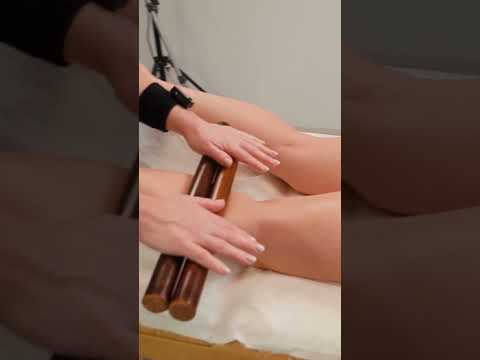 Fun bamboo foot massage for Daria #legmassage