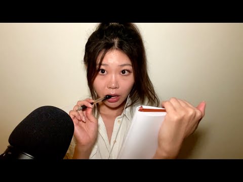 ASMR ROLEPLAY | can I draw you? 👩🏻‍🎨🖋️