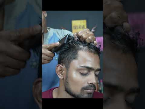 Satisfying Comb Massage ASMR | Head Massage With Comb | Neck Cracking #shorts #combmassage
