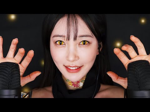 ASMR 초근접🌀 잠이오게 최면을 거는 알아들을 수 없는 소리들 🌳정글북 모글리에게 최면을 거는 커다란 뱀 Kaa🐍뱀의 언어, 못알아들어서 오히려 좋을지도