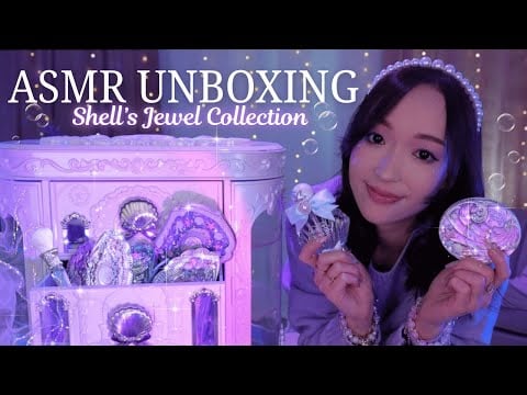 ASMR UNBOXING 🌊 Coffret inspiré de l’océan 🐚 40 boîtes à ouvrir 😱 | Shell’s Jewel Collection