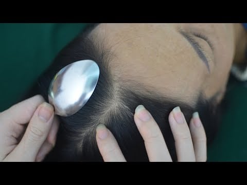 ASMR Focus Scalp Scratching, Head Scratching Massage, Therapy Sounds For Reduce Headache