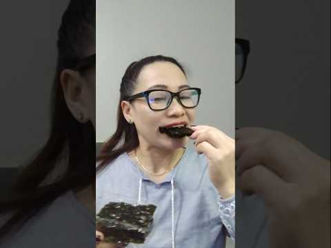 Eating seaweeds # #everyone #mukbang #shortsfeed #seaweed #eating