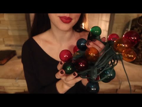 ASMR Fireside Christmas Decorations Roleplay ❦ Soft Spoken