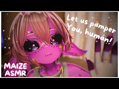 A Cosmic Glow Up! | Gentle Alien Skincare Routine| VRChat ASMR