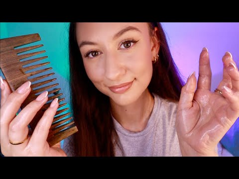 ASMR Irresistible Scalp Treatment For SLEEP 😴 Hair Play, Massage & Layered Sounds