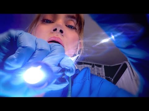 ASMR ER: You Drank 3 Gal of H20 in 1 Hour. This is What Happened to You | Cranial Nerve Exam