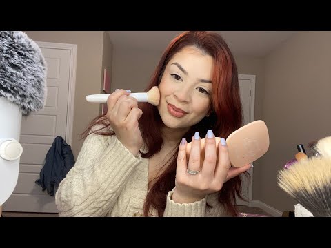 ASMR grwm (spend Christmas Eve w/ me) ❤️