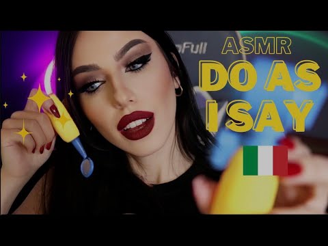 ASMR - SEGUI LE MIE ISTRUZIONI PER DORMIRE, MA NON DOVRAI MUOVERTI MOLTO! [DO AS I SAY]