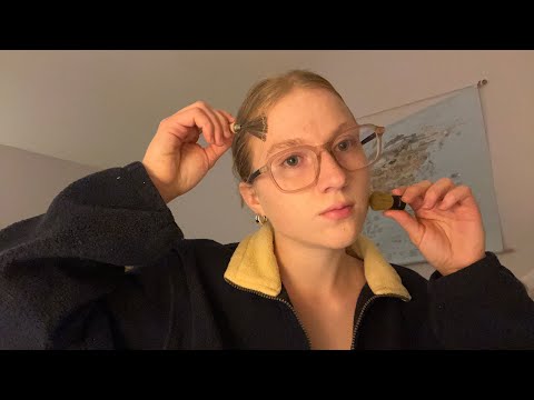 ASMR Collarbone Tapping, Finger Flutters, Hairline Attention, Hand Sounds