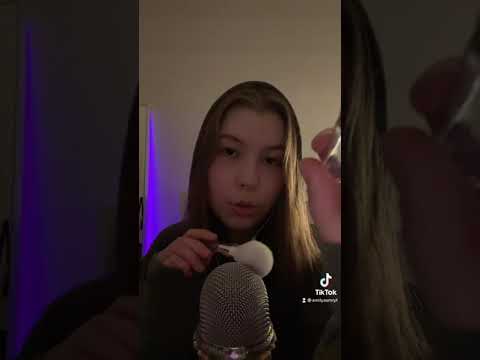 mic & face brushing :)💗 #asmr #micbrushing #personalattention #asmrforsleep