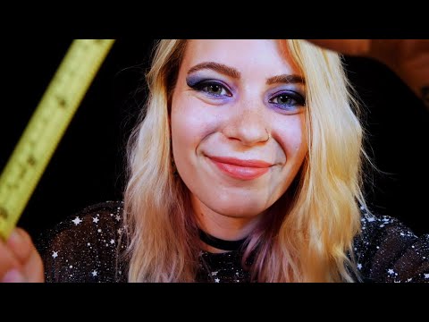 ASMR Face Measuring For Sleep | Writing, Inaudible Whispers, Personal Attention