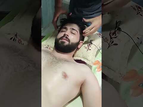 CHEST AND HEAD VERY RELAXING TURKISH ASMR MASSAGE - #massage  #asmr #relaxing #shorts #satisfying
