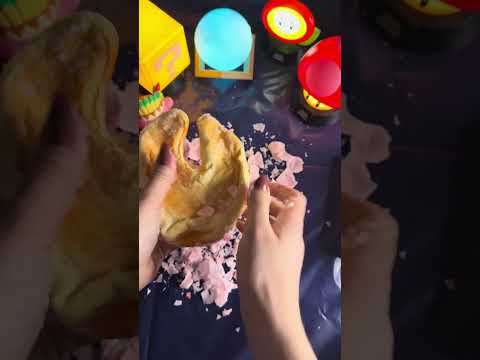 ASMR wax covered squishes 🫧 #asmr #squishy #asmrwax #wax #waxasmr #squishyasmr