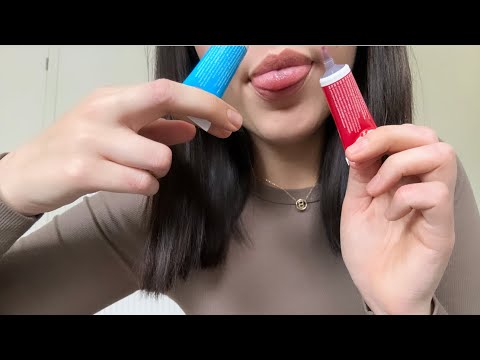 asmr | spit painting with edible paint 🖌️🎨