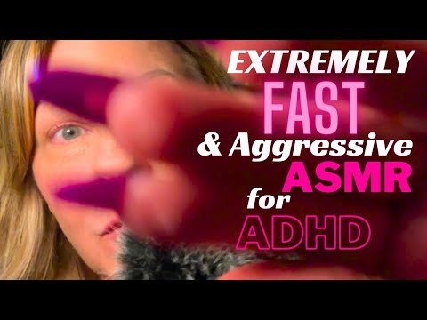 Extremely Fast & Aggressive ASMR Triggers for ADHD | Ft. Gripping, Plucking, Liquid, Brushing You ⚡⚡