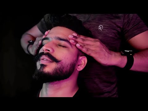 ASMR Stress Relief Head Massage | Scalp, Neck & Forehead Massage For Sleep